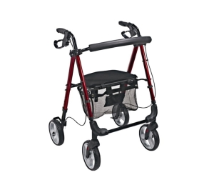 Balkonik ortopedyczny aluminiowy 4-kołowy z siedziskiem AR-006
