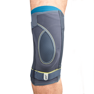 SPORTOWA ORTEZA KOLANA Z FISZBINAMI - ELASTYCZNY STABILIZATOR STAWU KOLANOWEGO - PUSH SPORTS